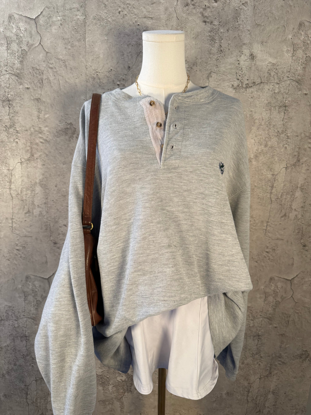 Grey longsleeve top