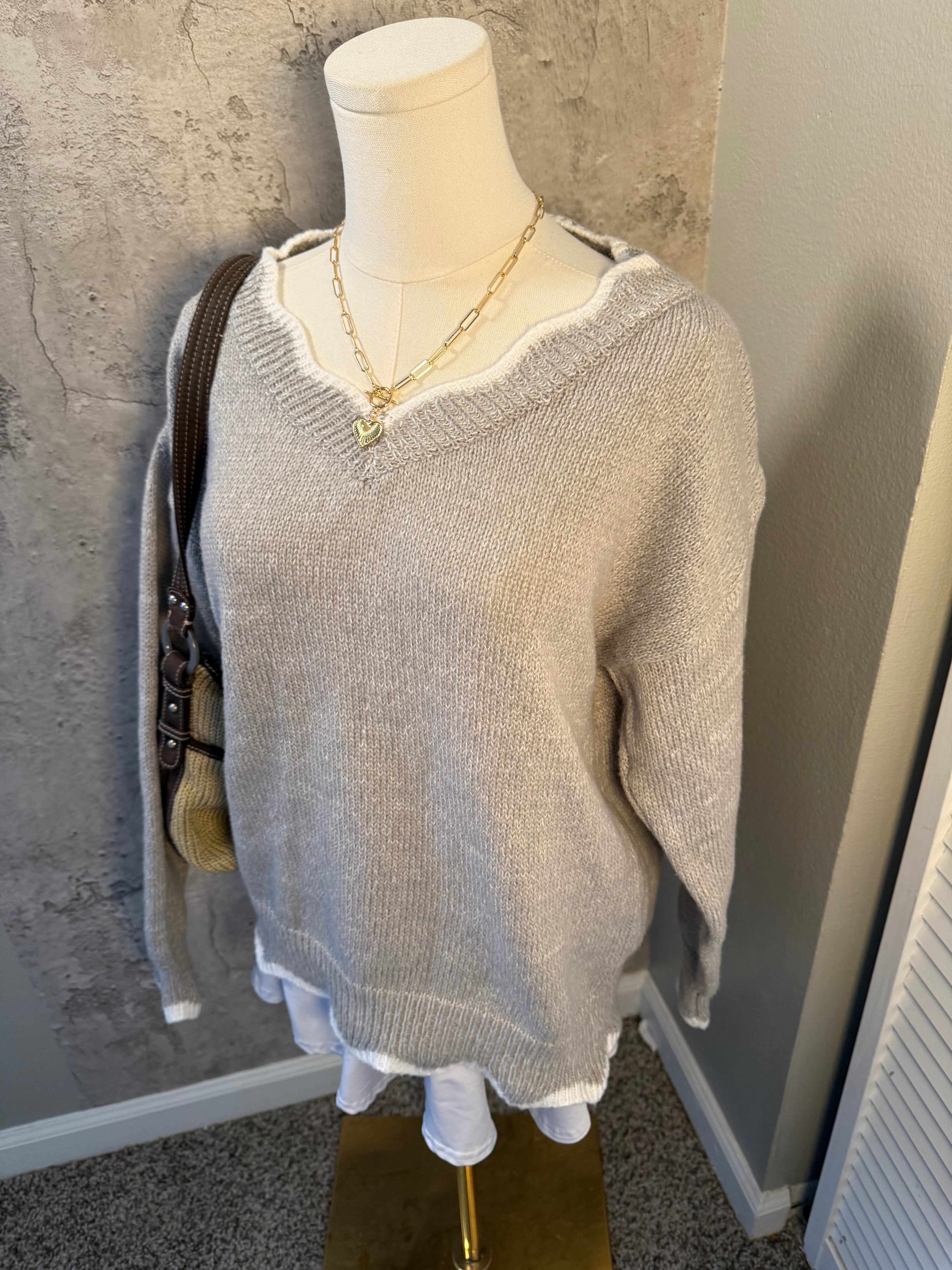 Grey sweater