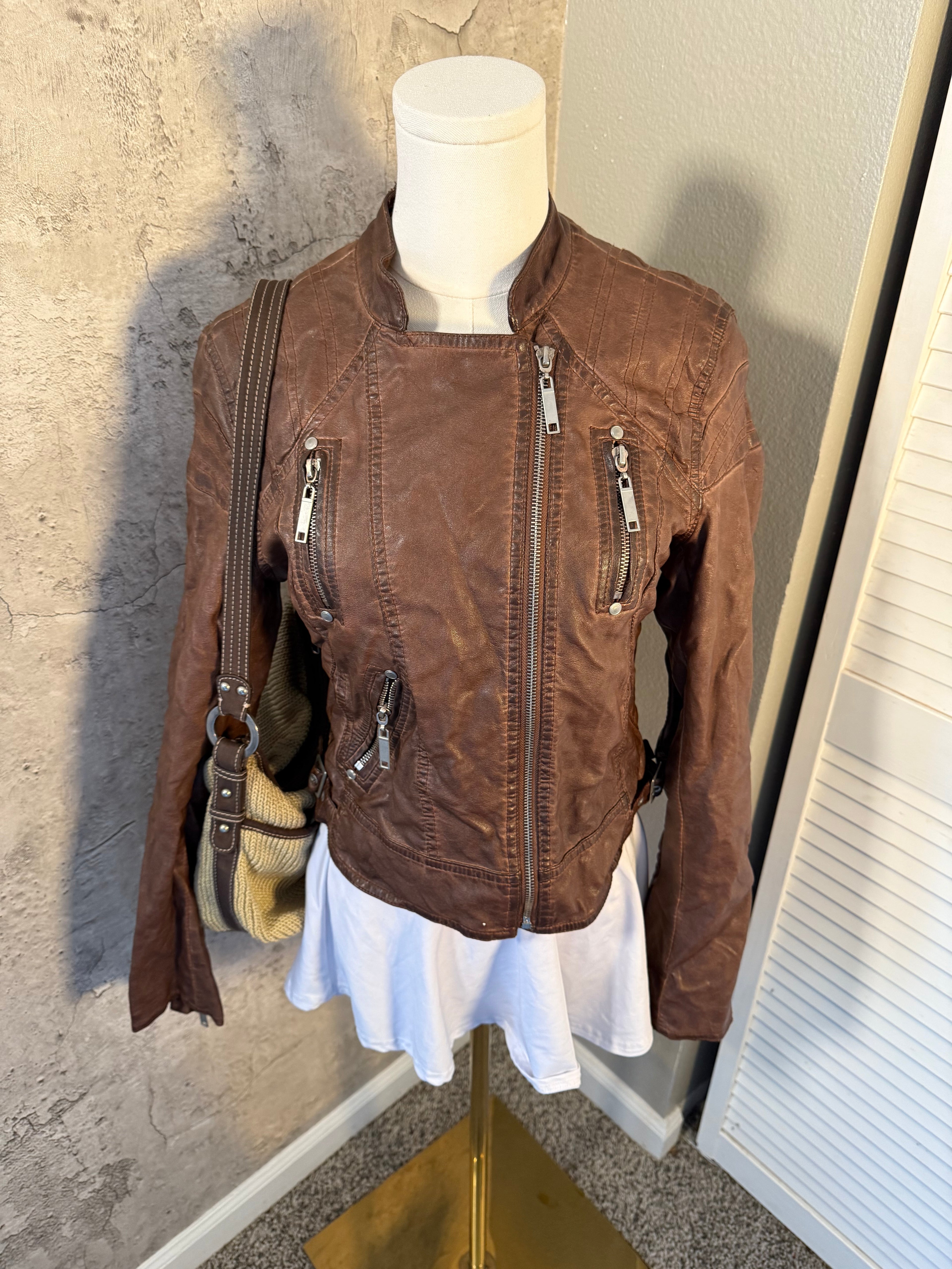 Leather jacket