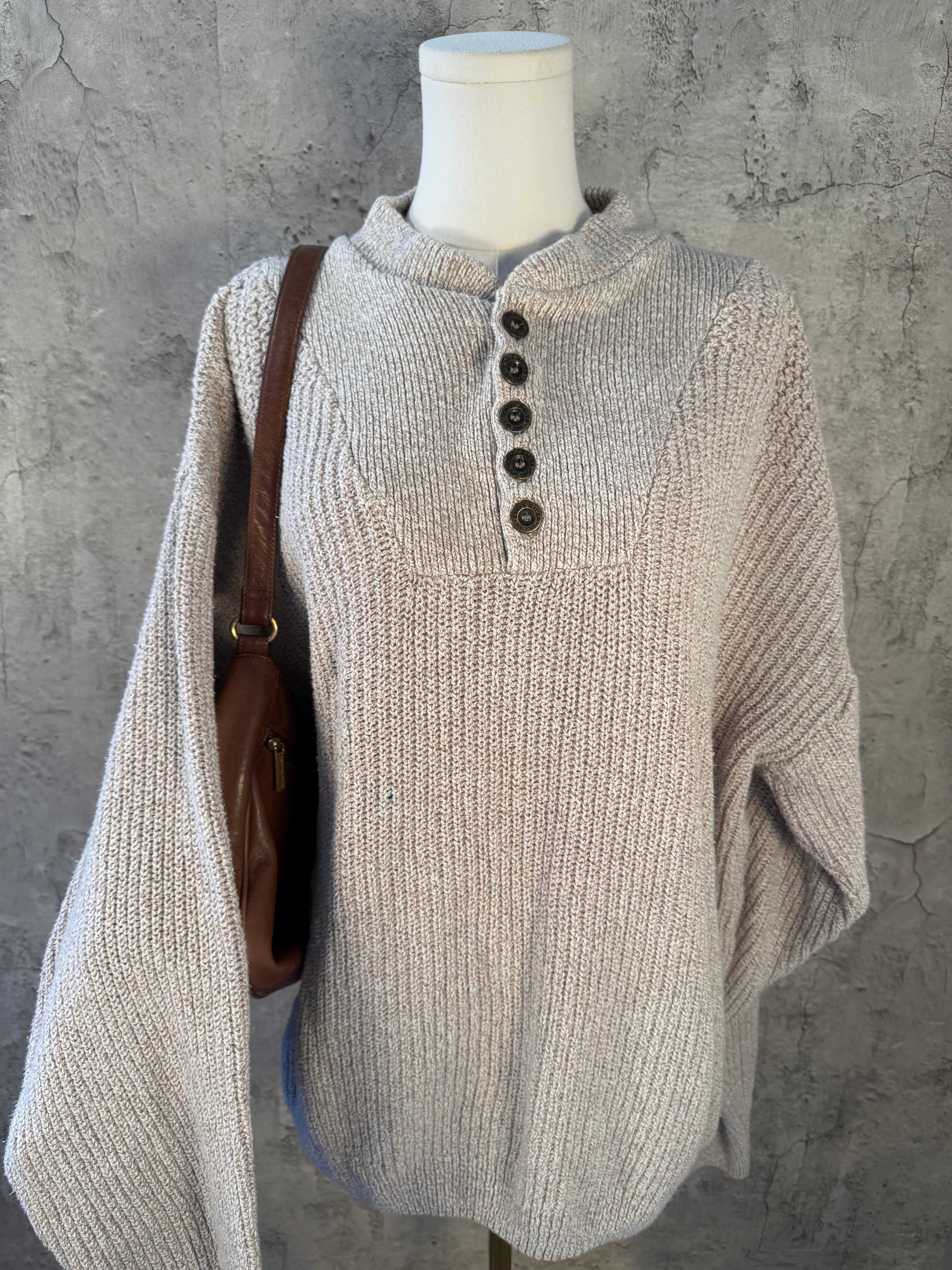 Oversized grey sweater