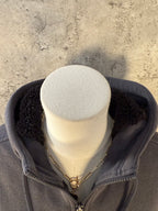 Fur coated Gray hoodie