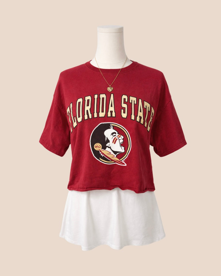 FSU Cropped Tee