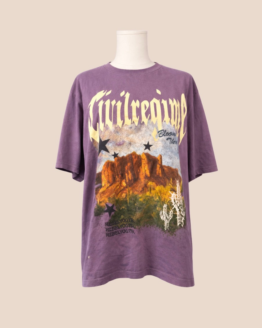 Purple tee