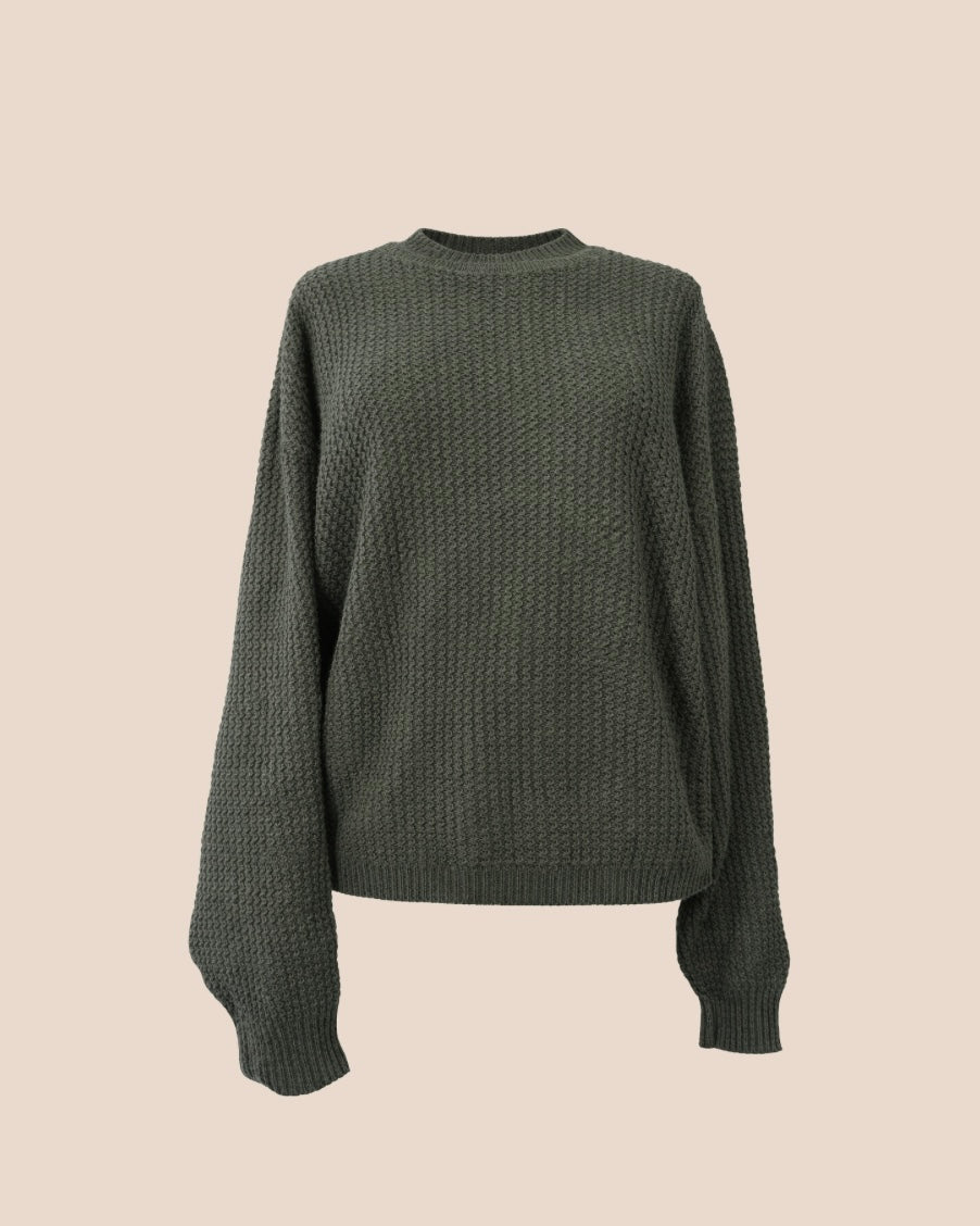 Dark green sweater