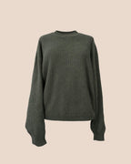 Dark green sweater