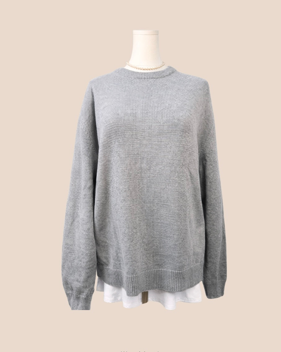 Gray chaps sweatshirt