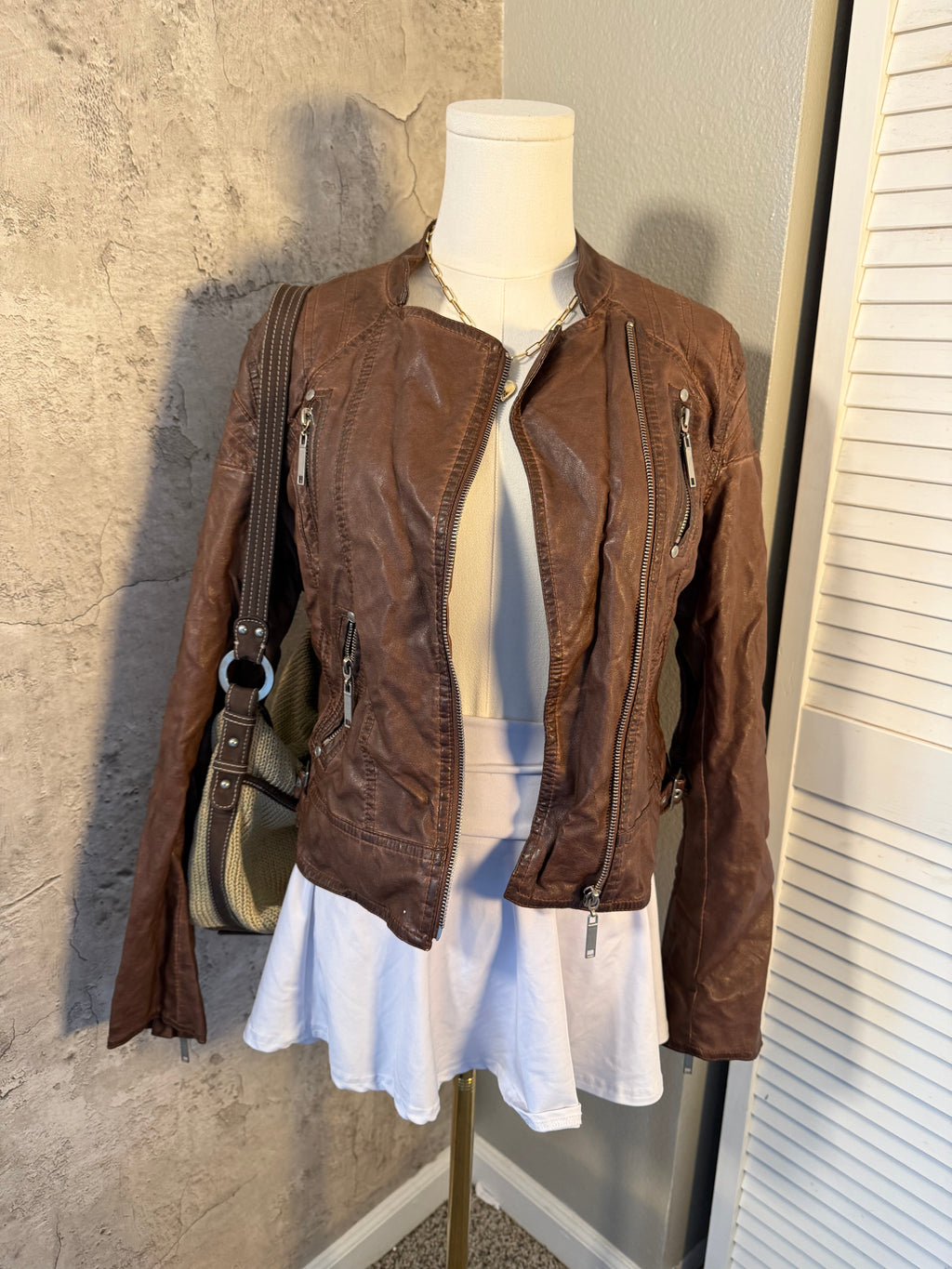 Leather jacket