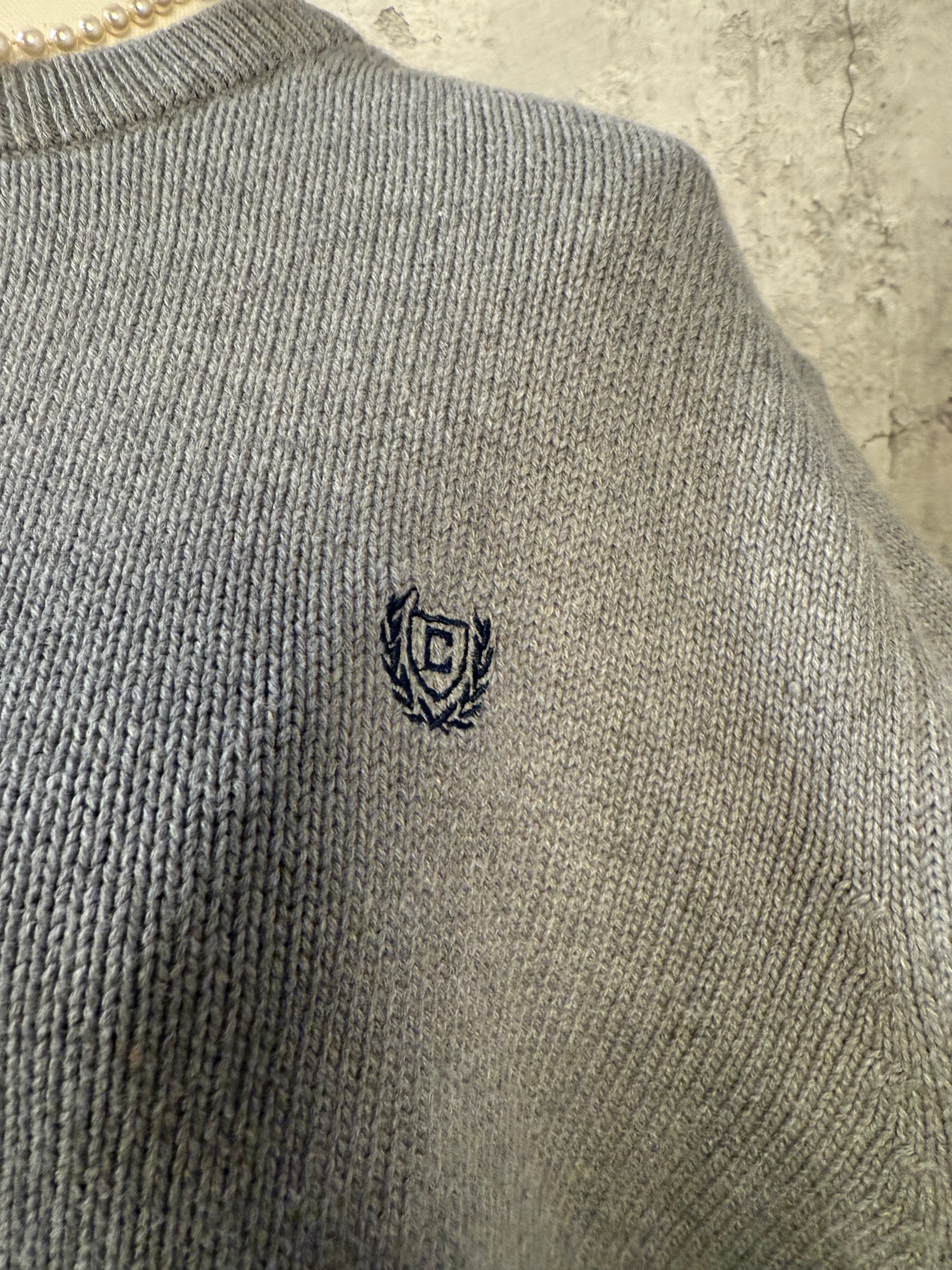 Gray chaps sweatshirt