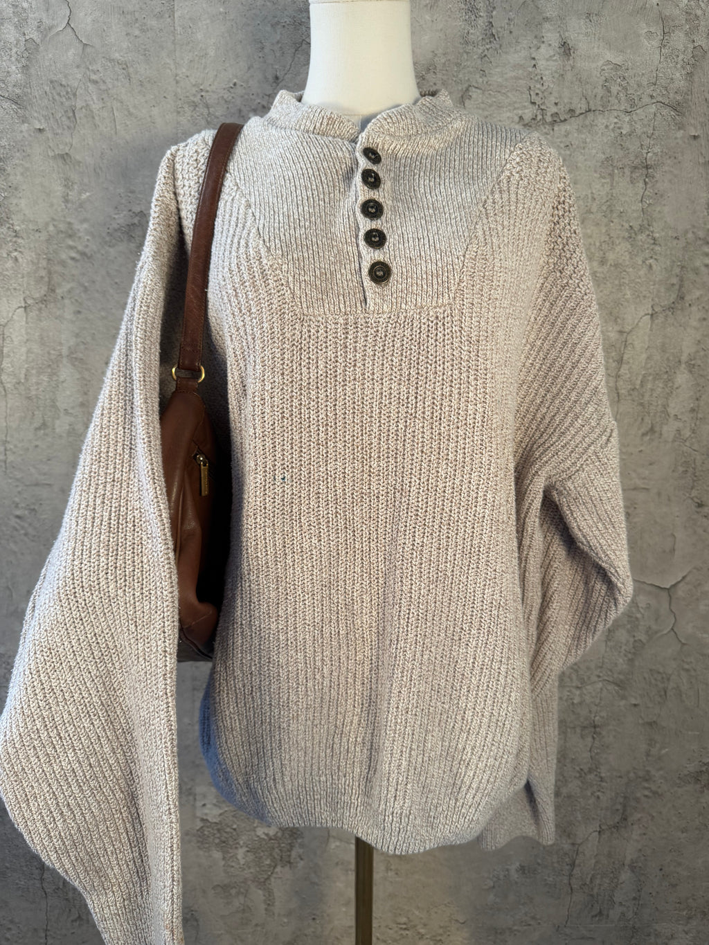 Oversized grey sweater