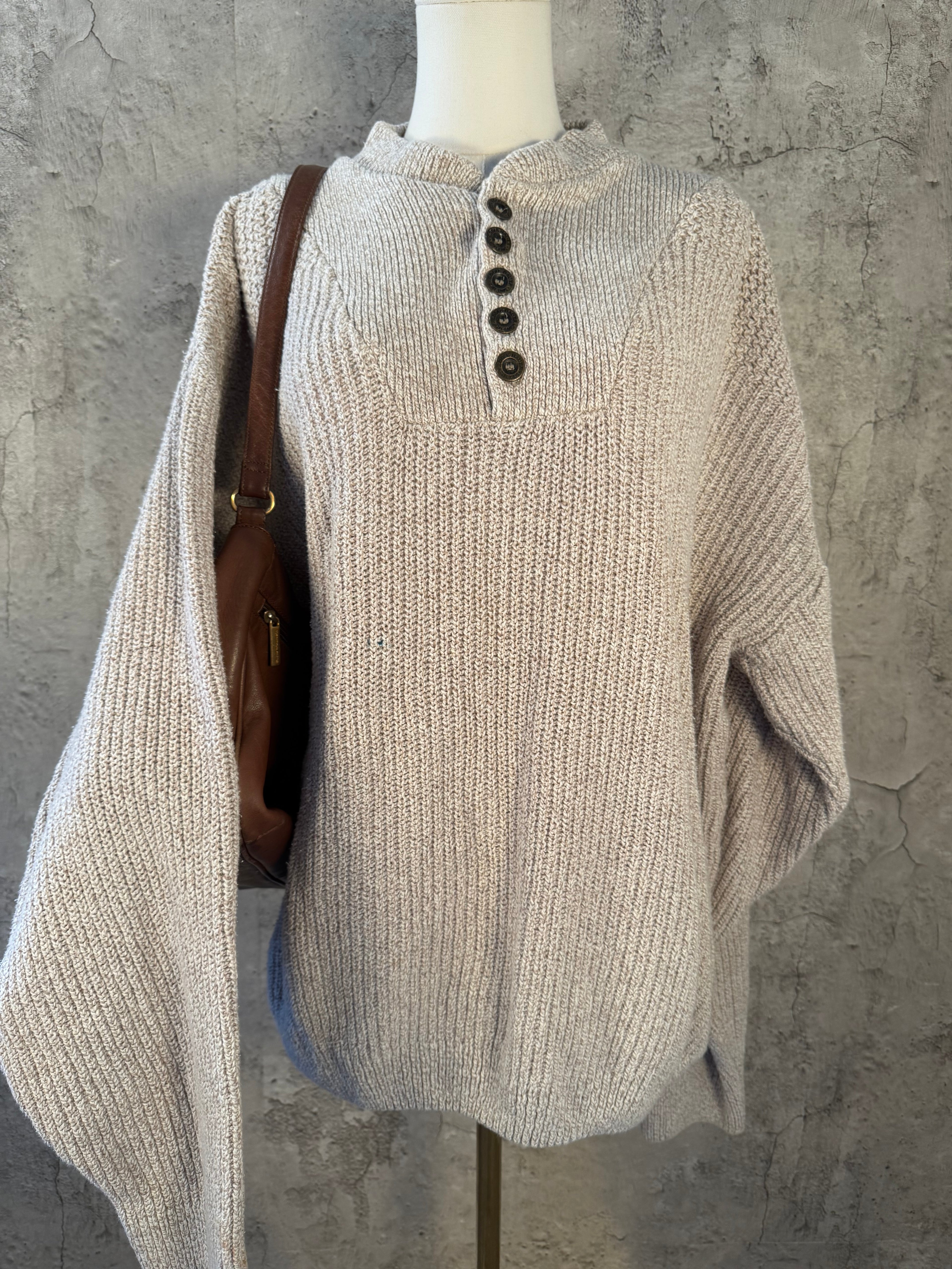 Oversized grey sweater