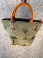 Orange and green bag