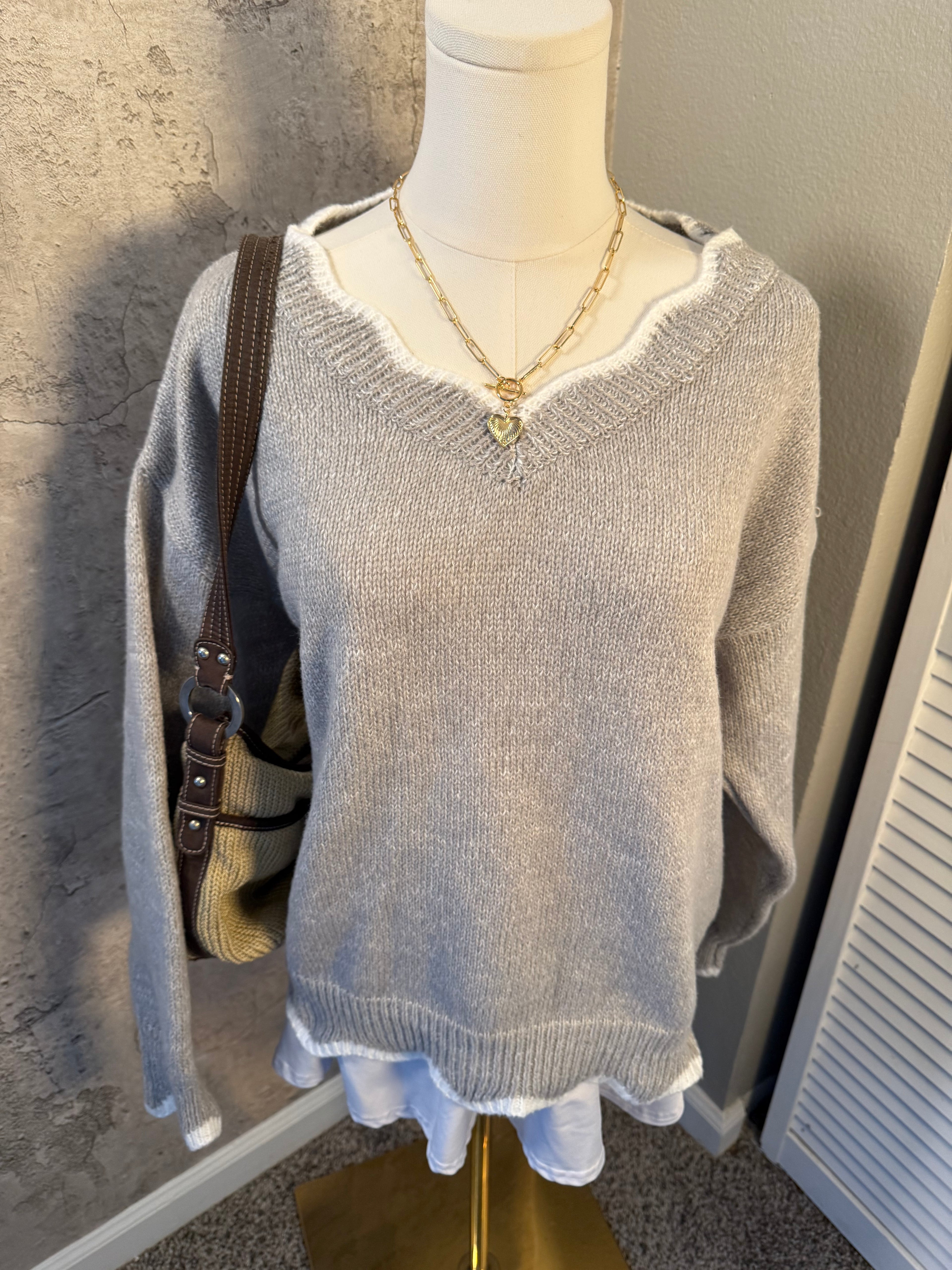 Grey sweater