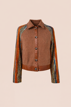 Multicolor Brown Jacket