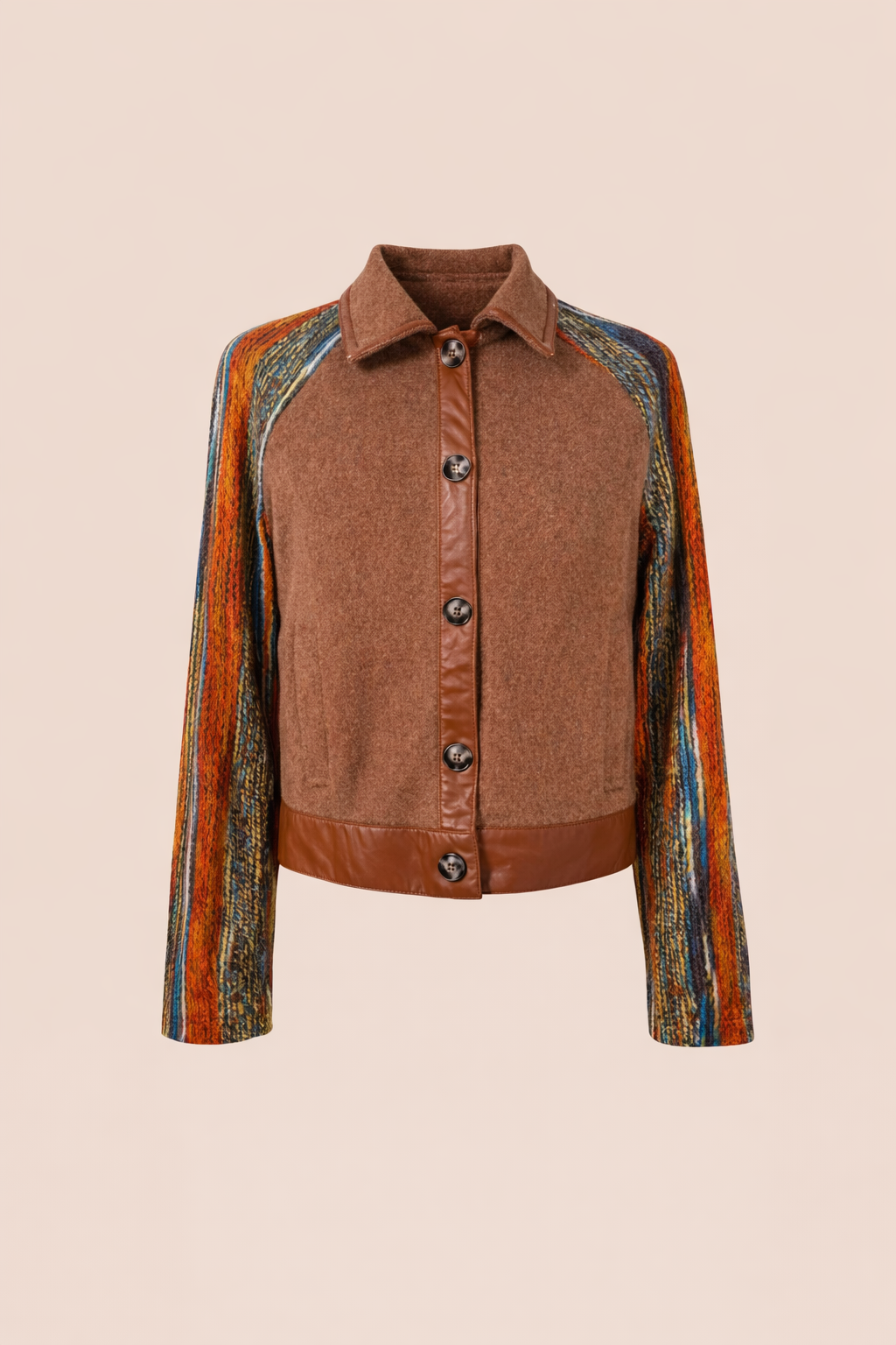 Multicolor Brown Jacket