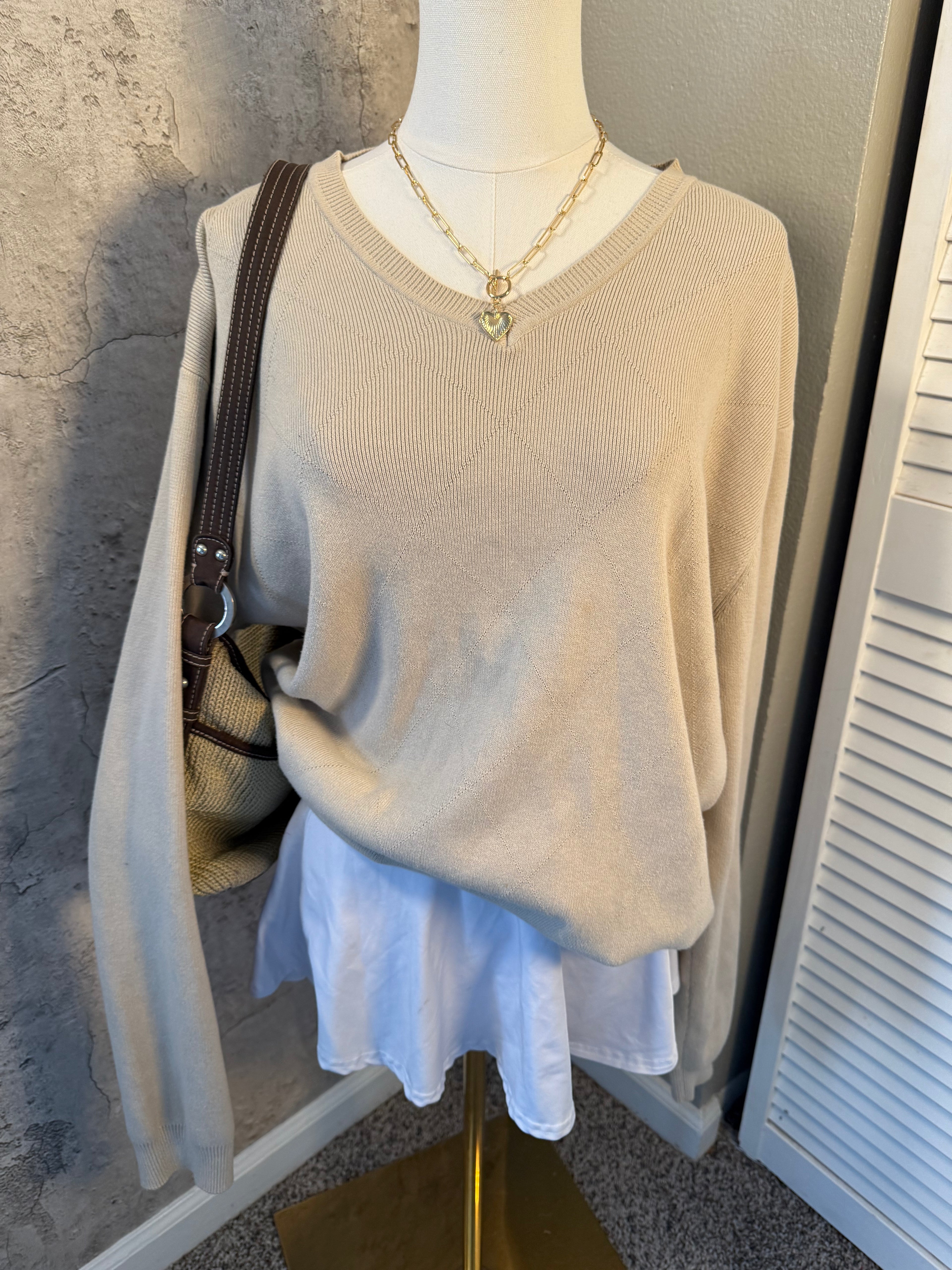 Tan sweater