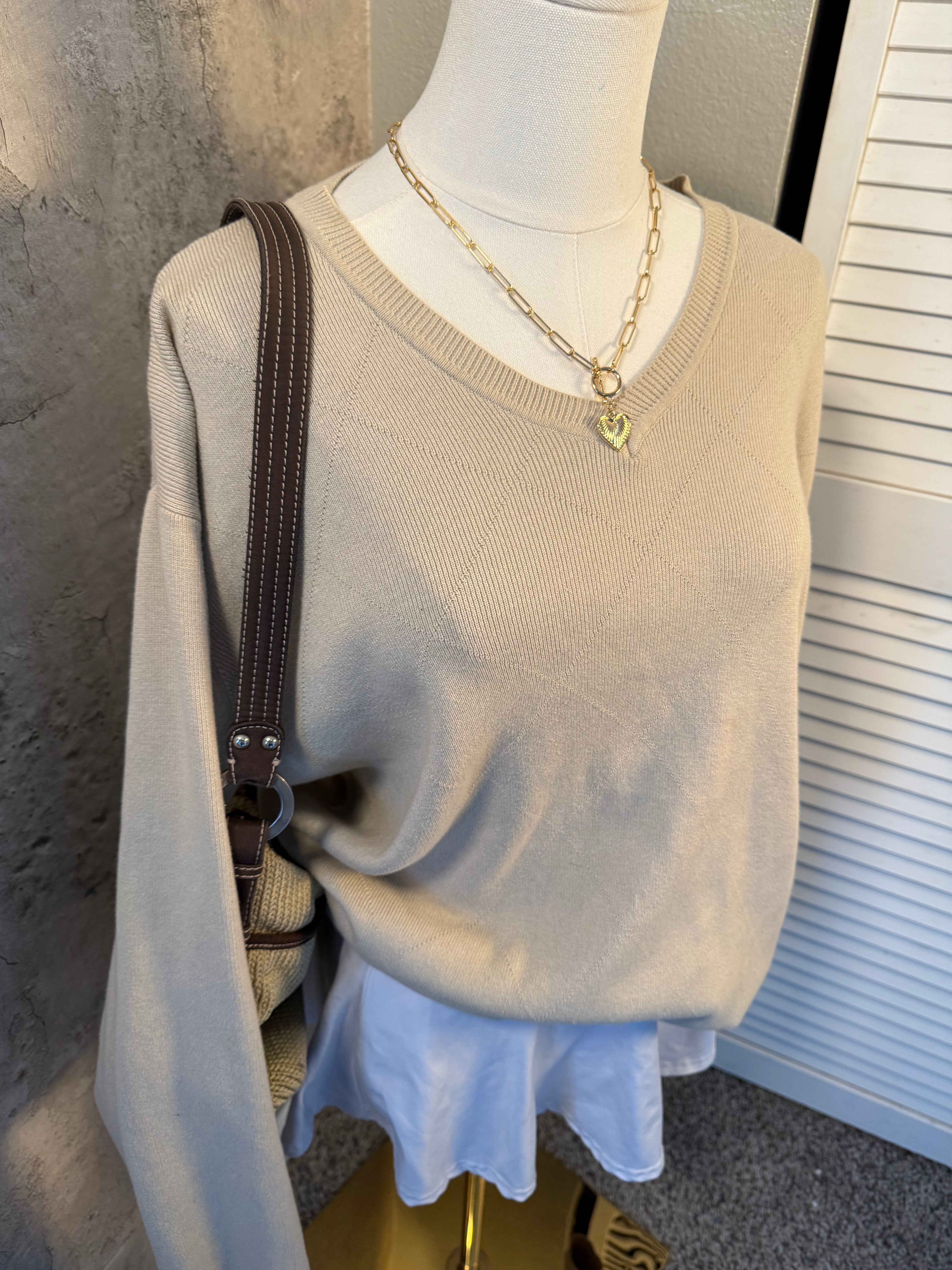 Tan sweater